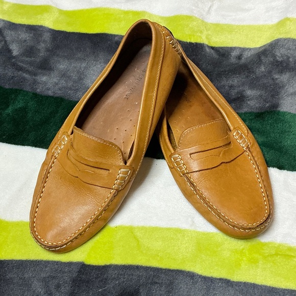 Saks Fifth Avenue Shoes - Saks Fifth Avenue Brown Leather Loafers